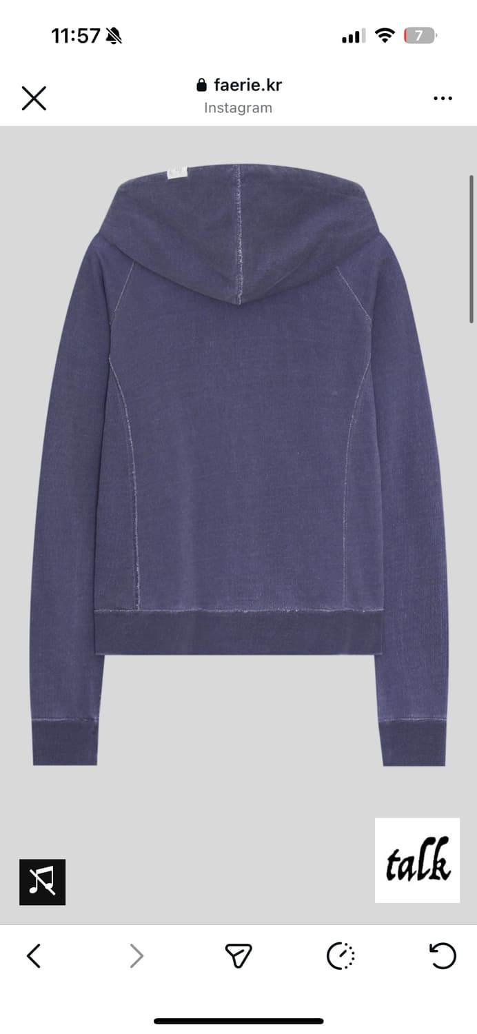 [fe.3] washed lily hoodie  상품이미지5