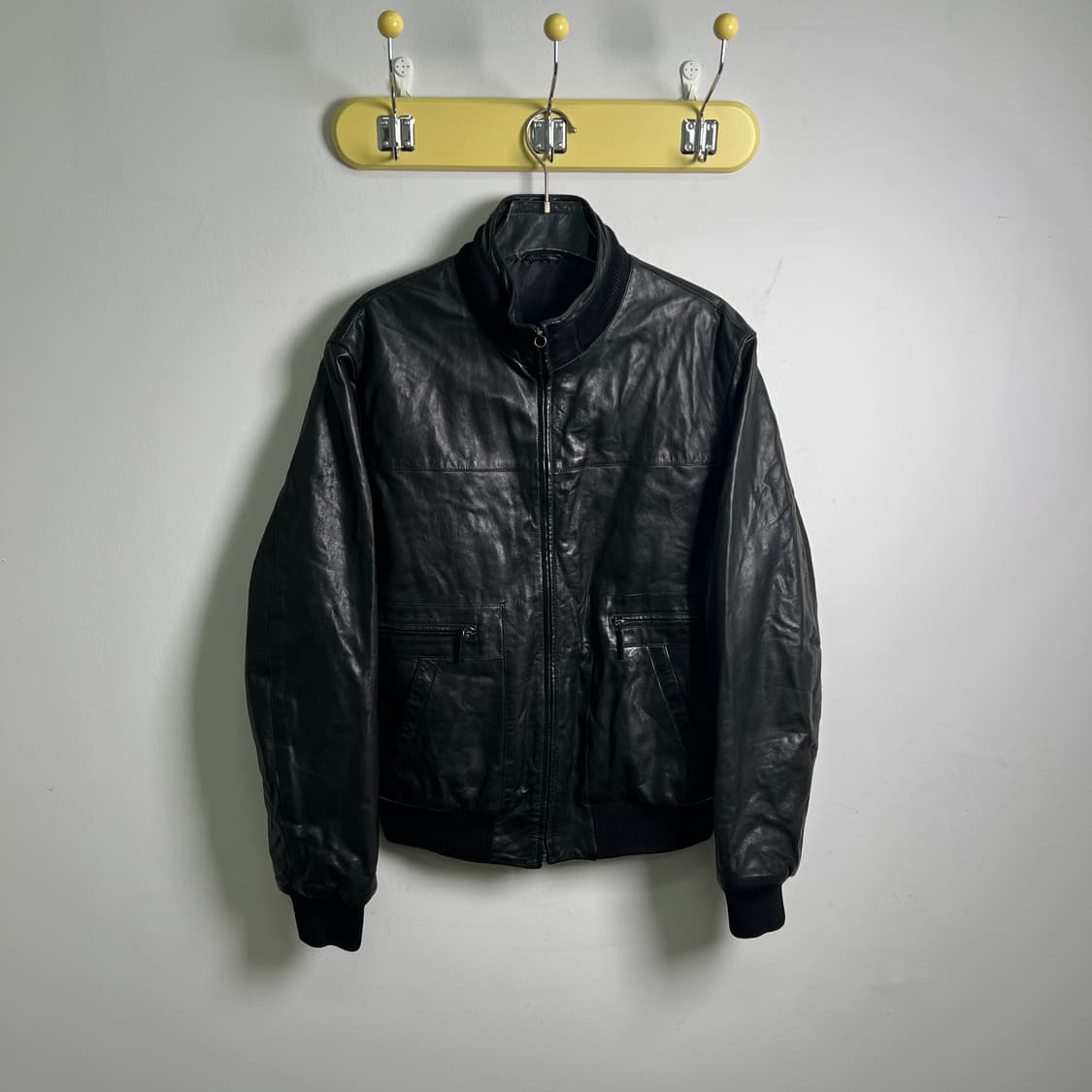 Zegna 에르메네질도 제냐 나파 레더 블루종 48 상품이미지1