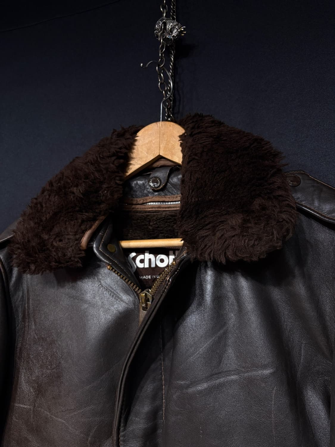 Schott g-1  항공가죽자켓 상품이미지7