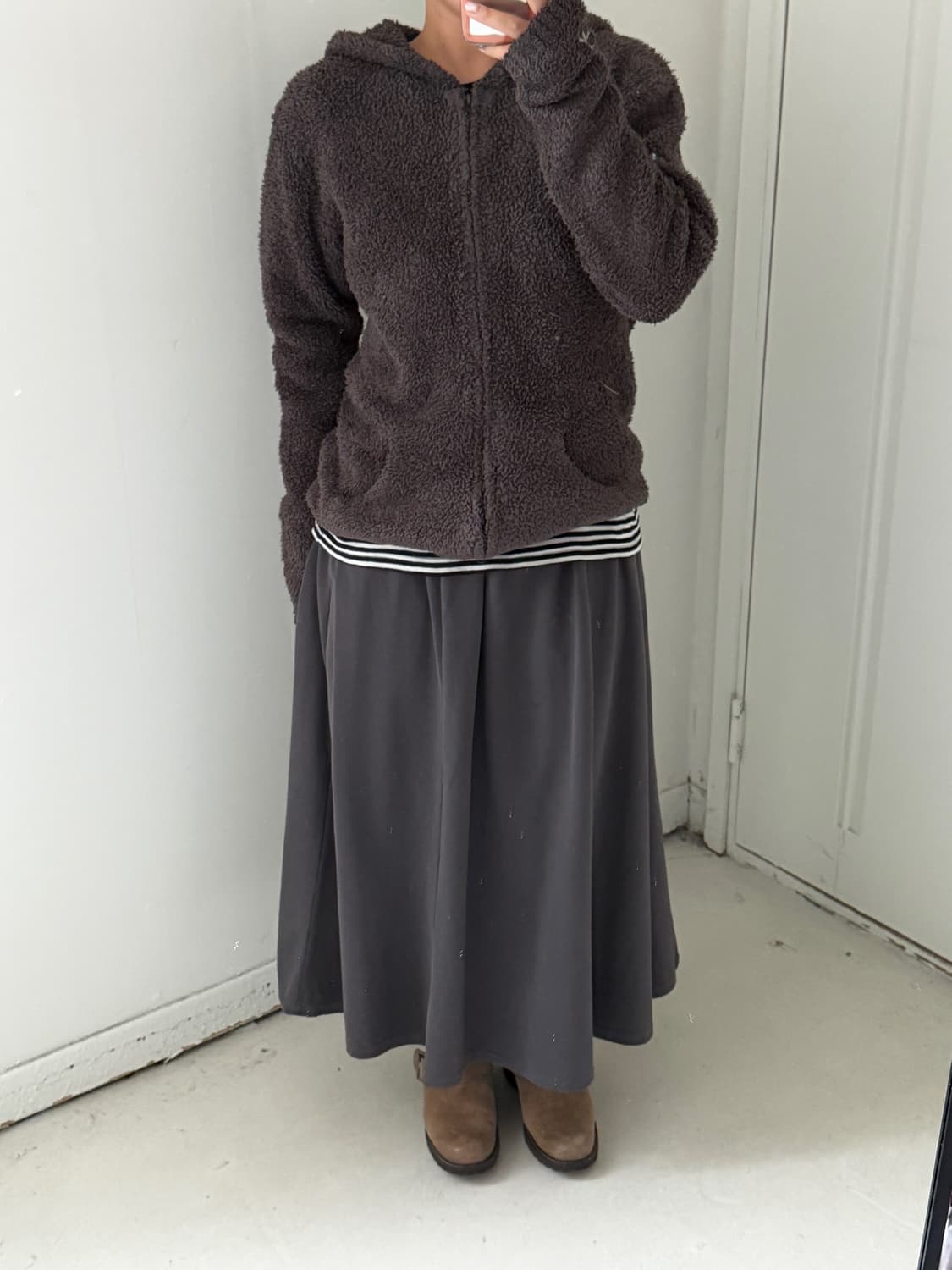 일본빈티지 투웨이 후리스 후디자켓 상품이미지3