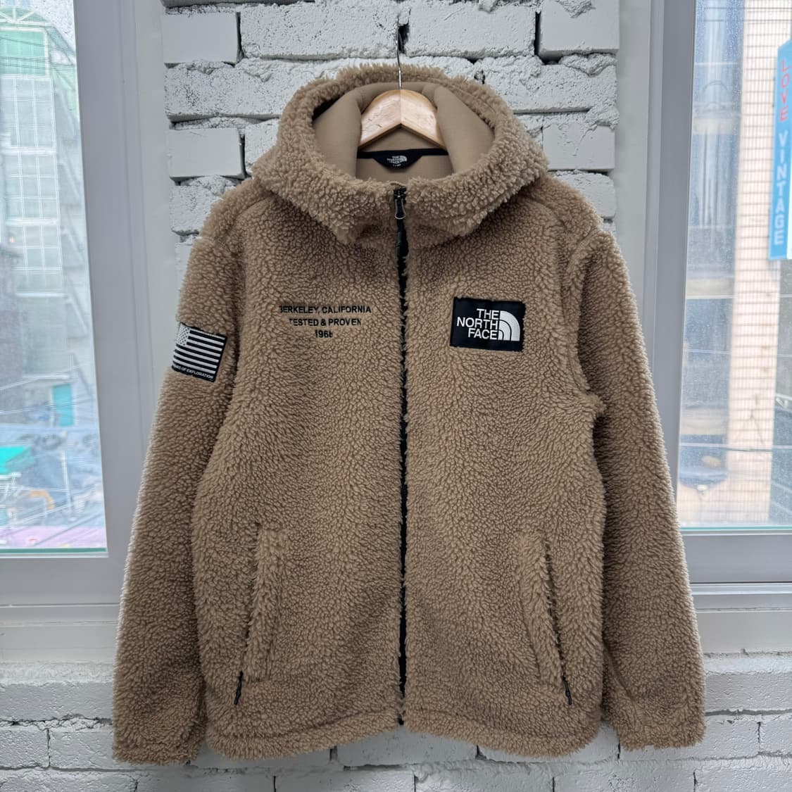 노스페이스 플리스 후드집업 상품이미지1