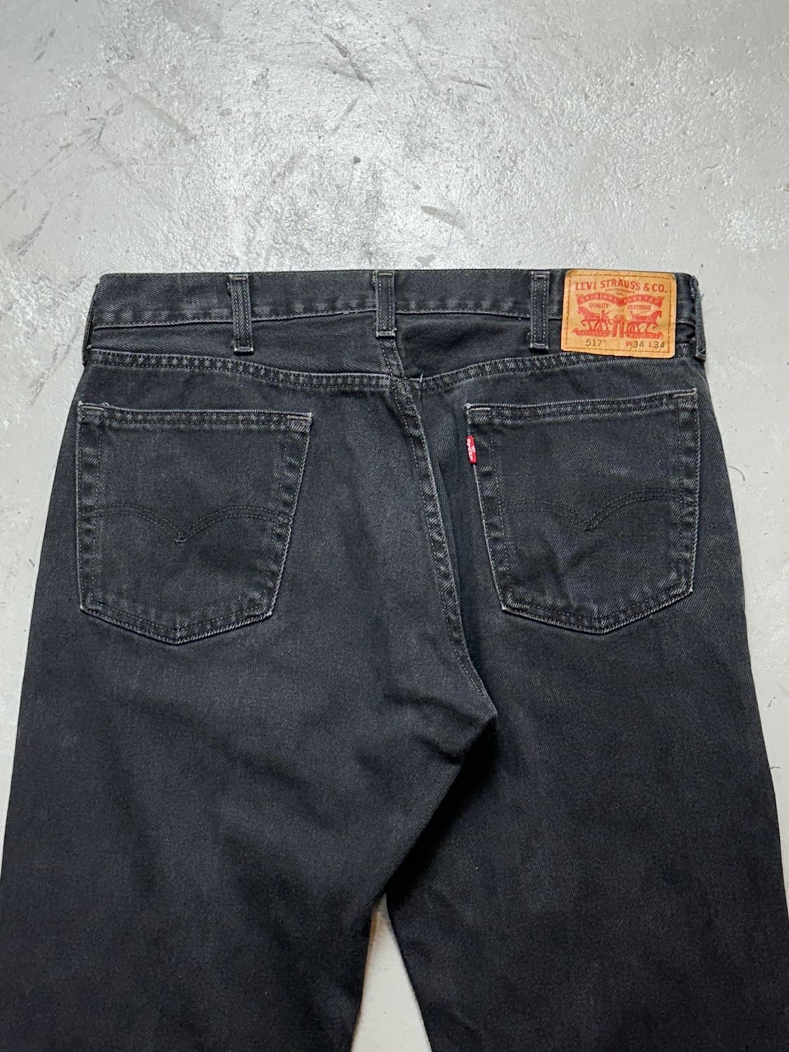 00's 리바이스 517 블랙 부츠컷 플레어진 상품이미지6