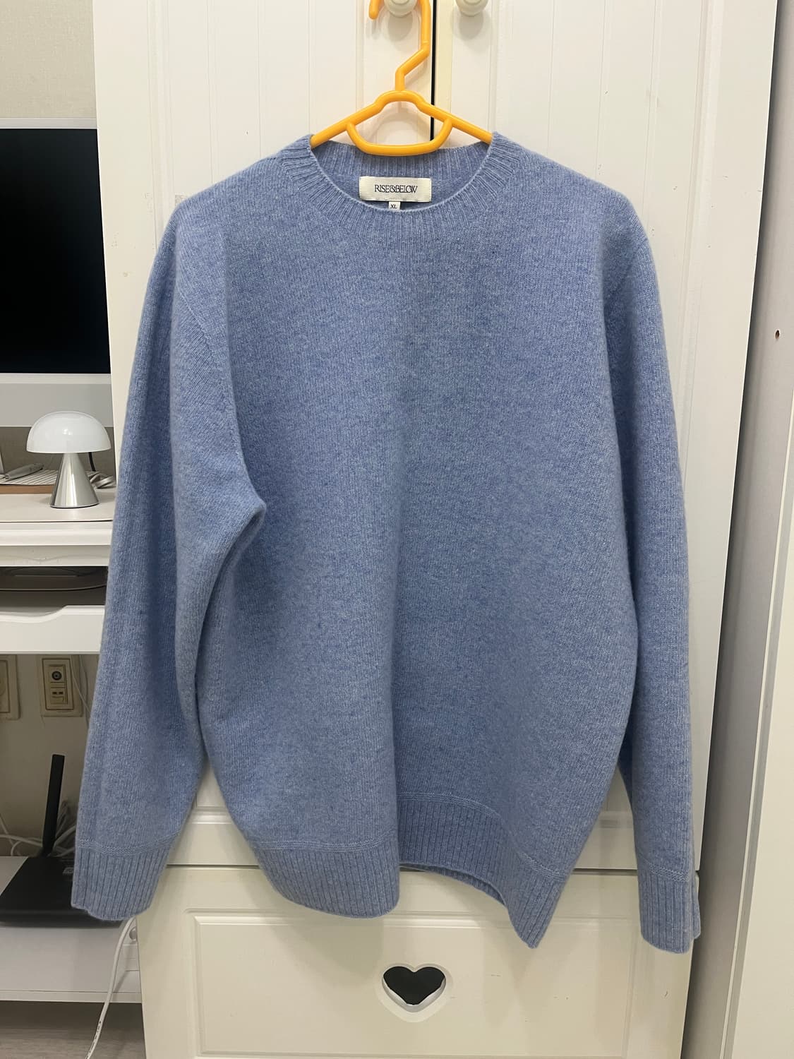 라이즈앤빌로우 태즈메이니아 니트 (스카이블루) 상품이미지1