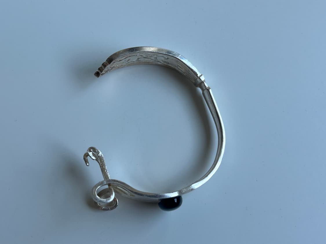 빈티지 오닉스 포크뱅글 S 상품이미지2