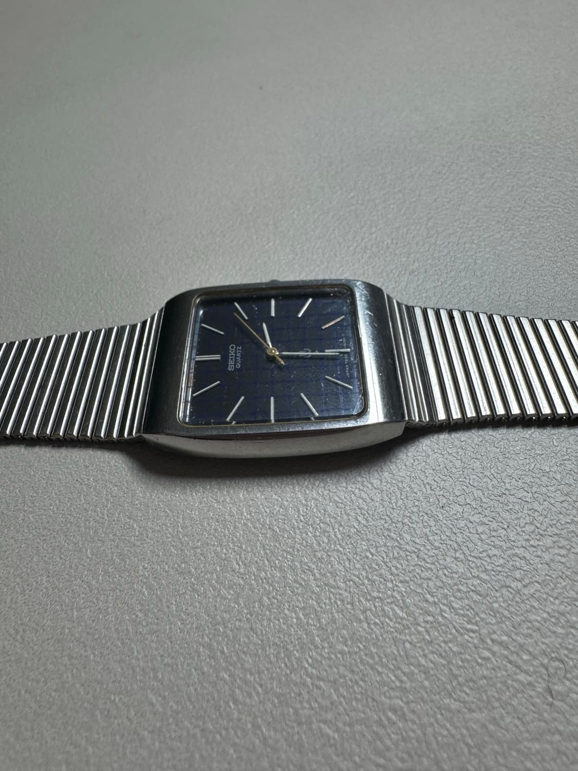 Seiko 70s blue check square quartz 상품이미지6
