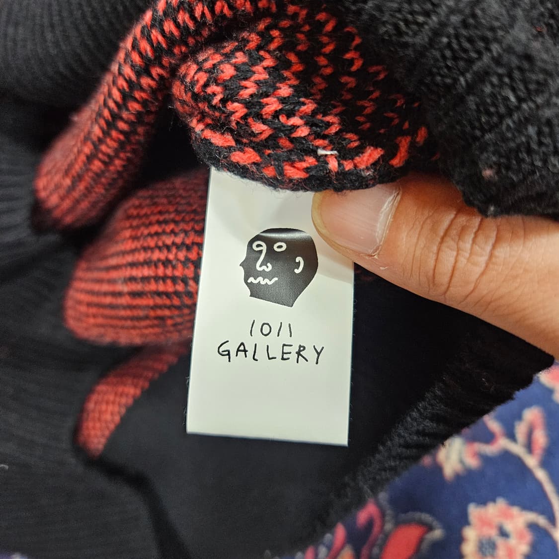 1011갤러리 페이스 일러스트 니트 1 size 상품이미지8