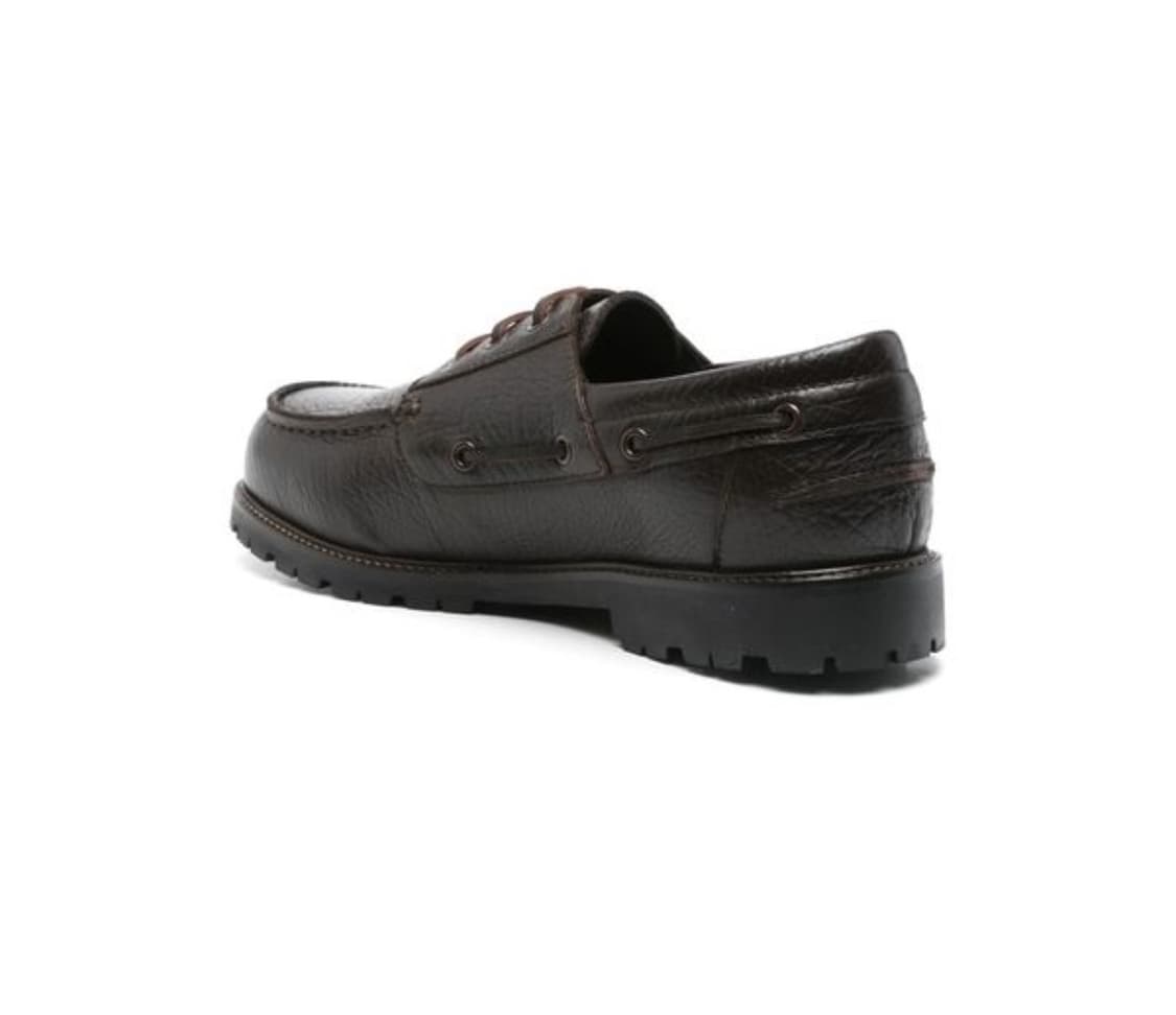 스튜디오니콜슨 레더 보트슈즈 브라운 상품이미지5