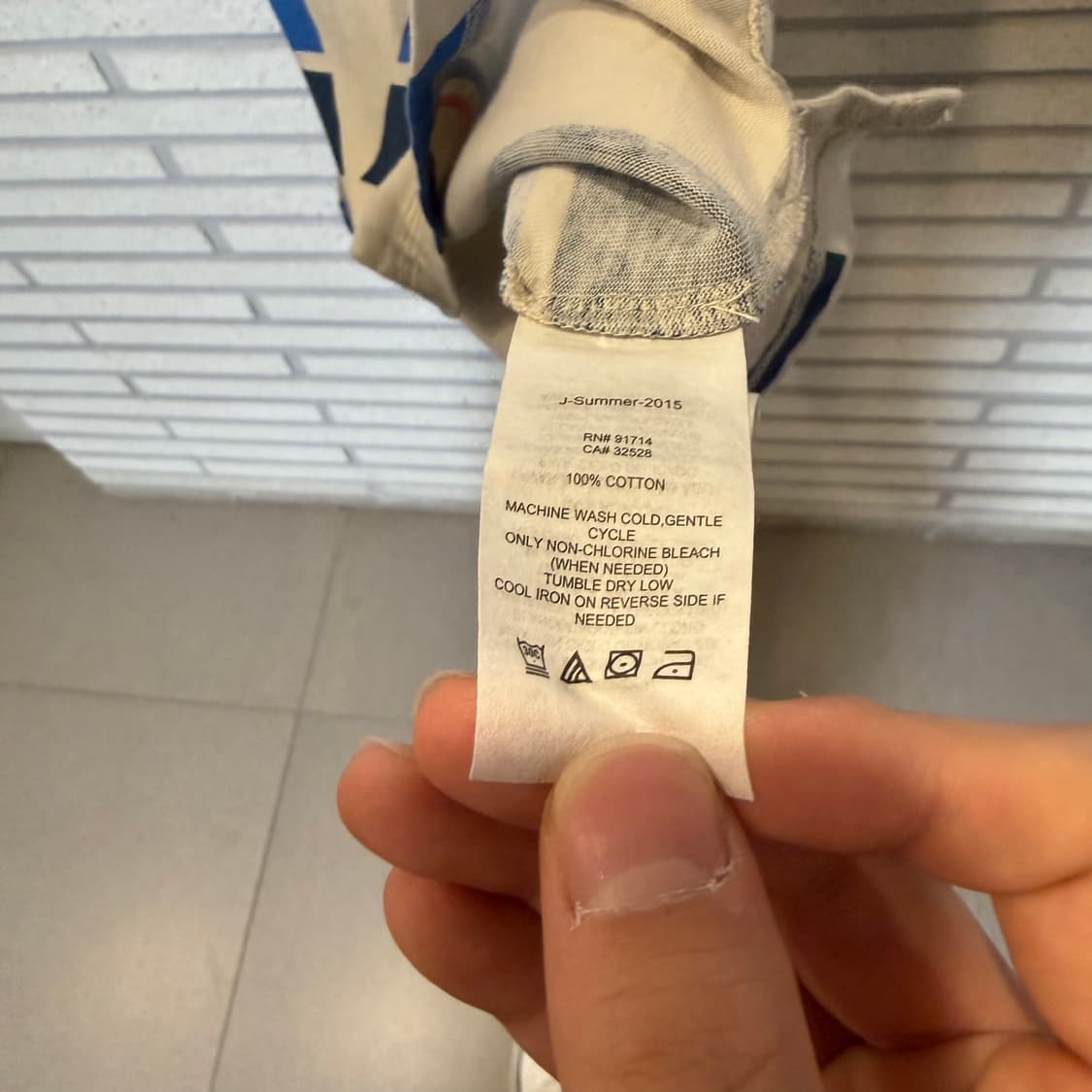 아르마니 익스체인지 세일링 그래픽패턴 반팔 상품이미지5