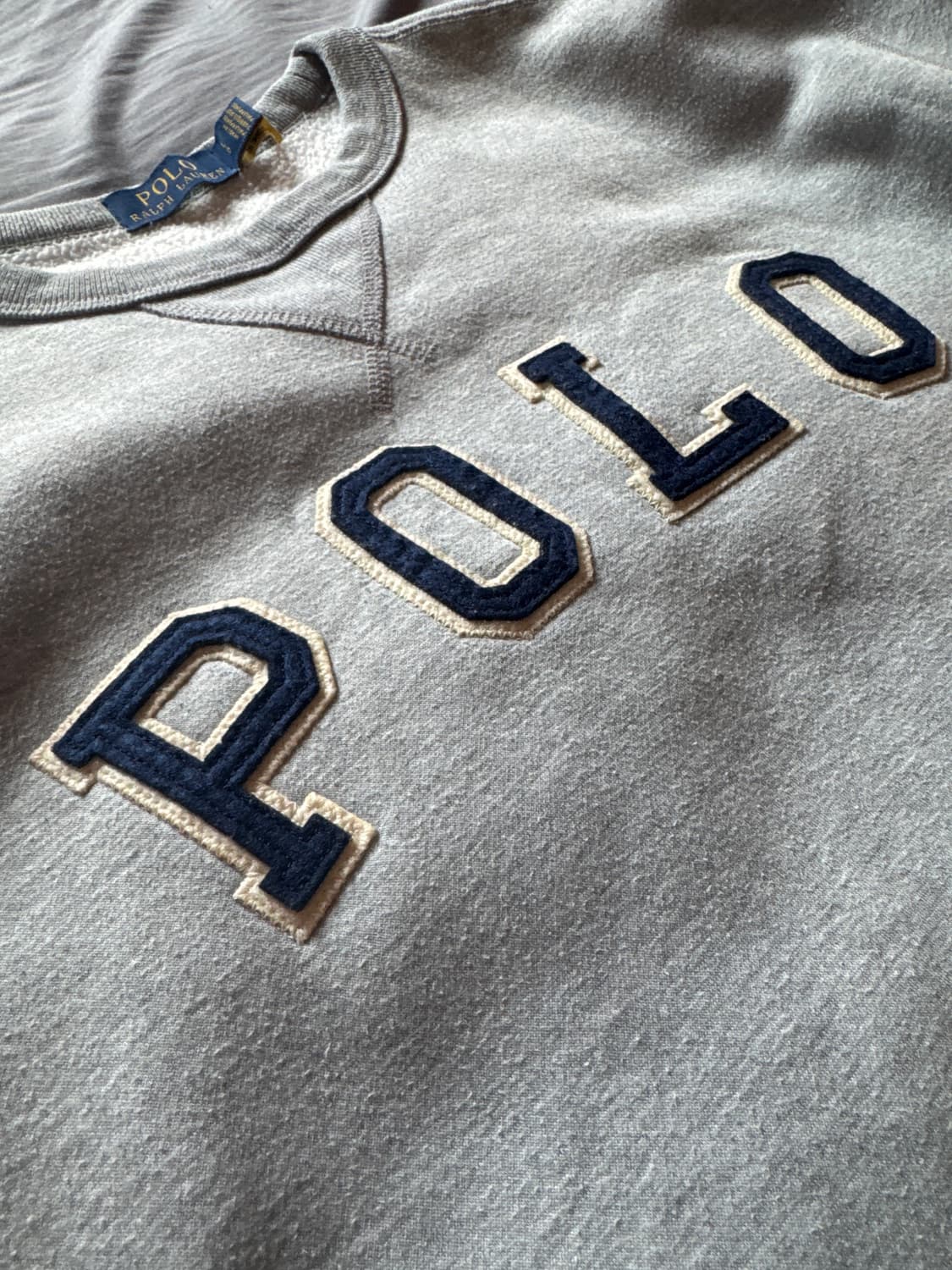 폴로 랄프로렌 플리스 로고 스웻셔츠 맨투맨 L 상품이미지2