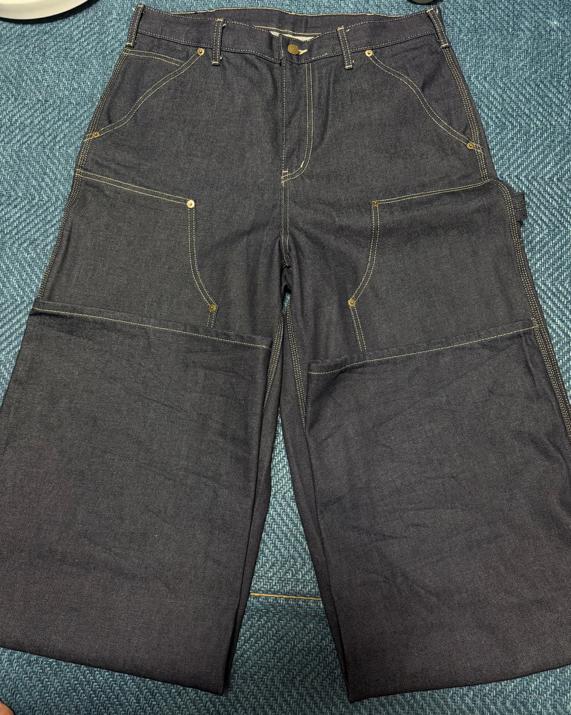 emostanceclub 재패니스 와이드 배기진 2사이즈 상품이미지4