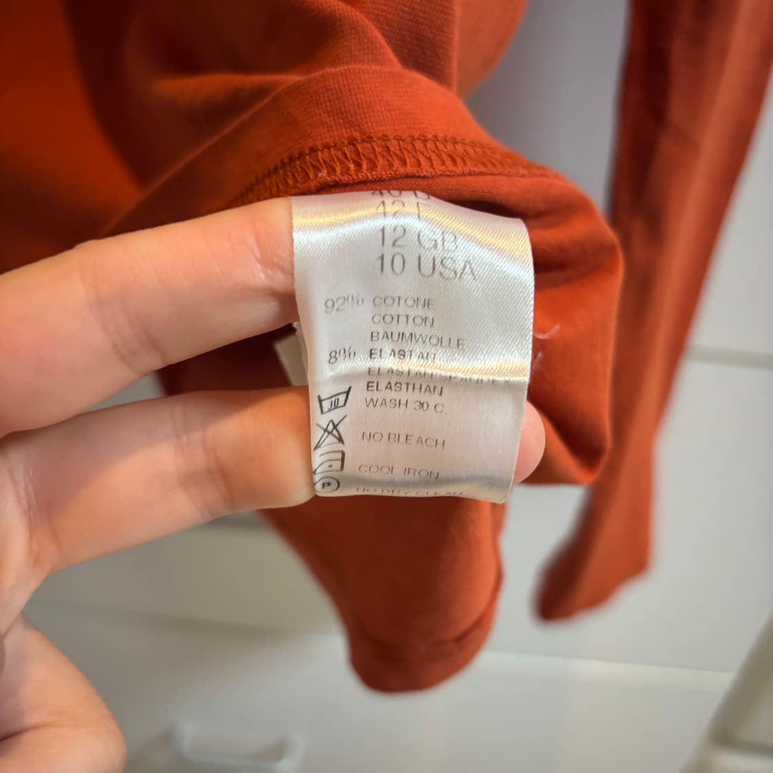 AIGNER 아이그너 엘라스틴 V넥 티셔츠 상품이미지5