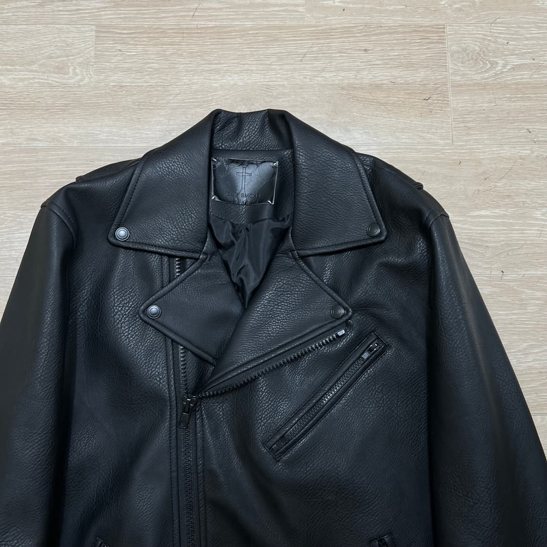 헤비스모커 더블 레더 라이더 가죽자켓 [블랙] XL/105 상품이미지2
