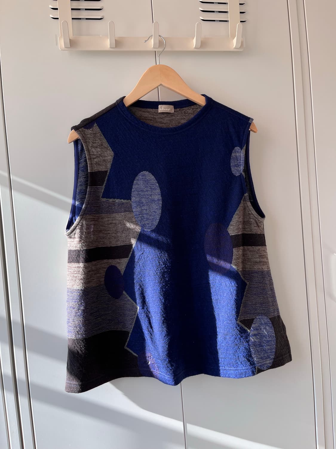 Always 블루 패턴 조끼 슬리브리스 상품이미지4