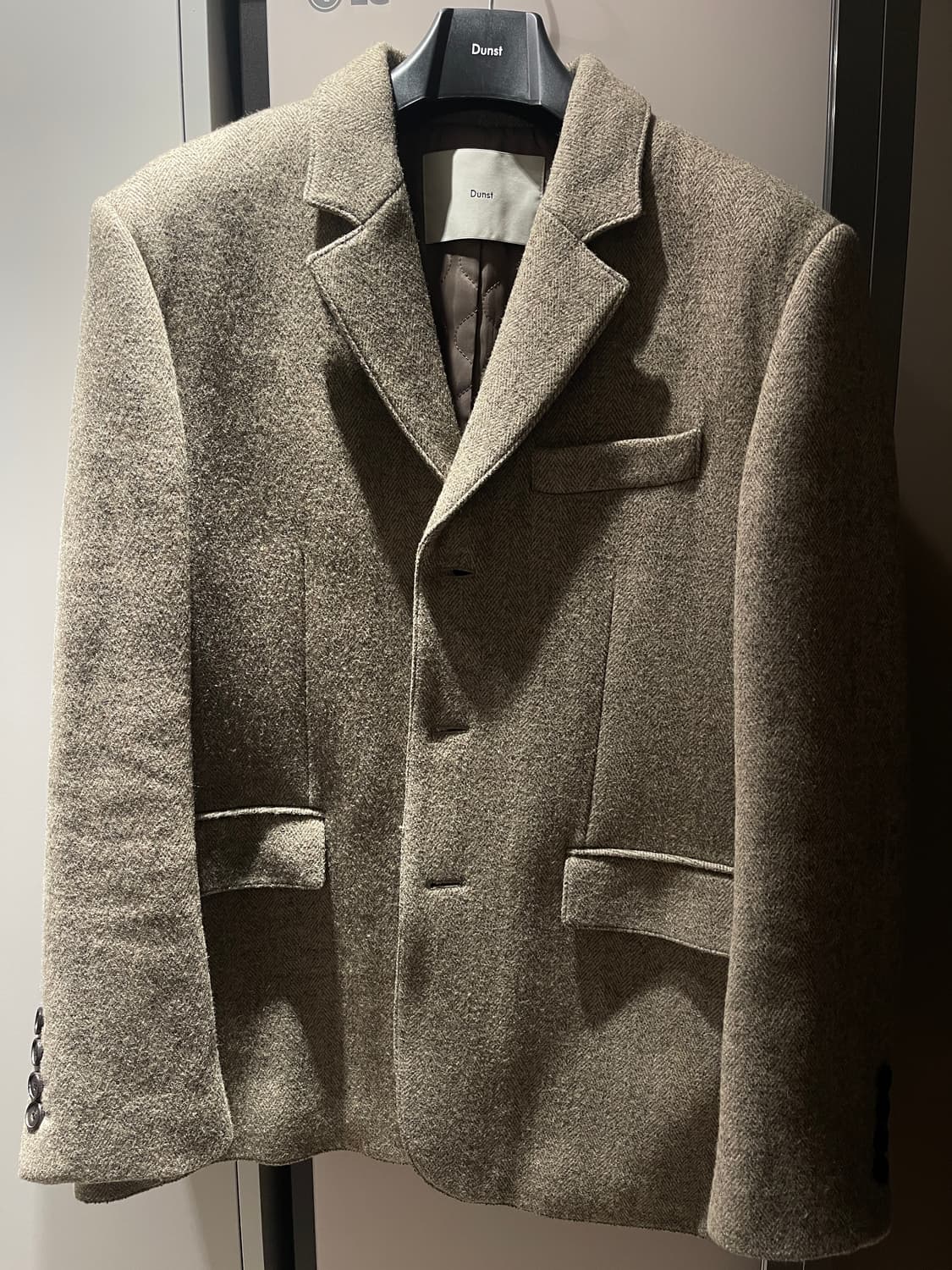 던스트 블레이저 자켓 JACKET BEIGE HERRINGBONE 상품이미지5