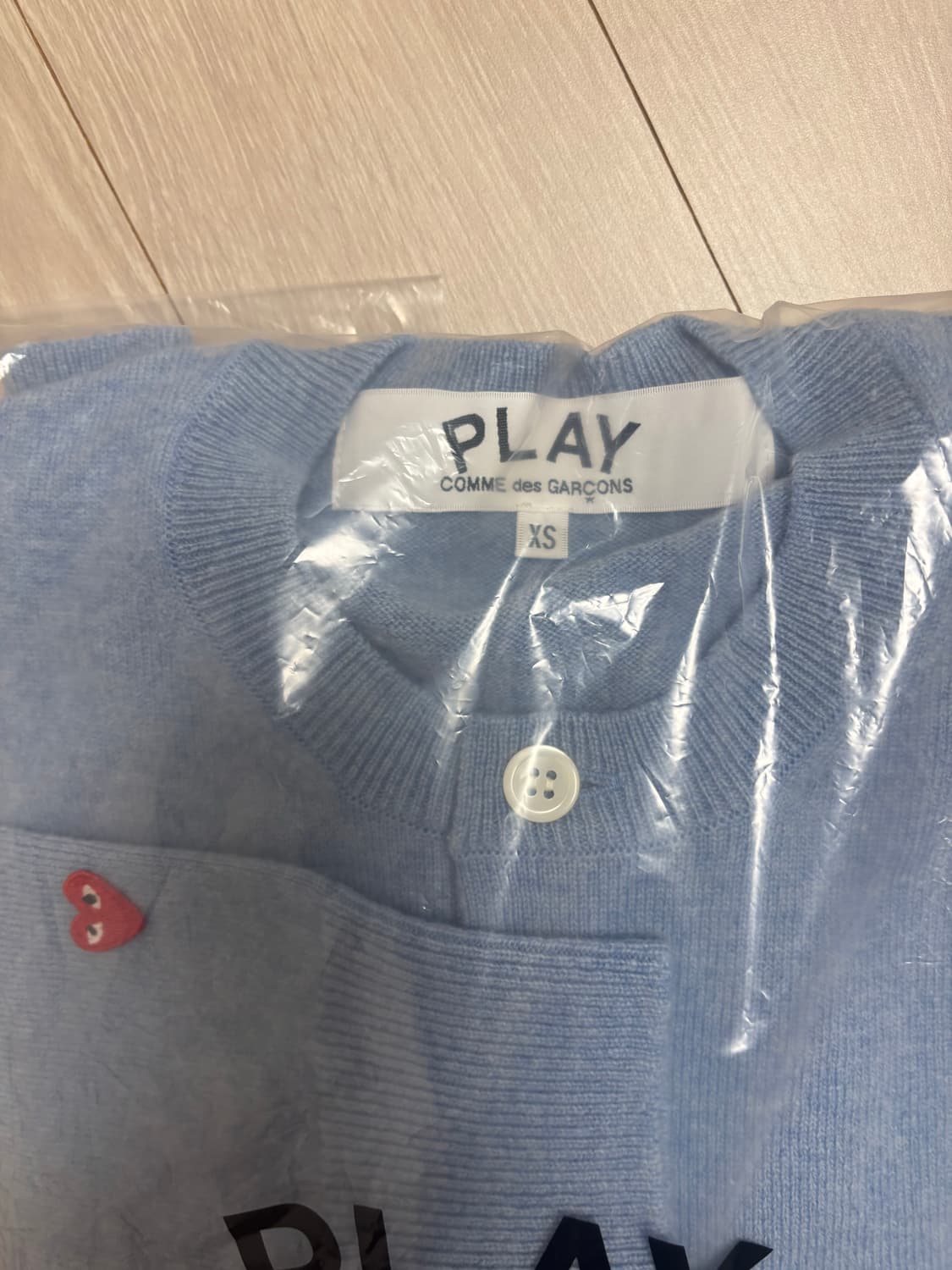 꼼데가르송 스몰 하트 가디건 상품이미지4