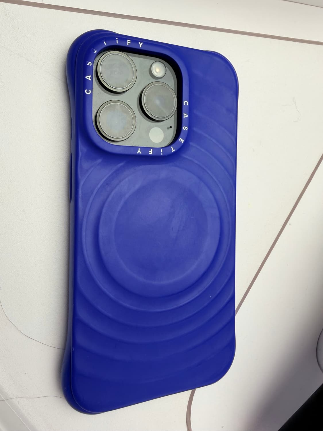 케이스티파이 리플 케이스 아이폰15프로 코발트 블루 상품이미지3