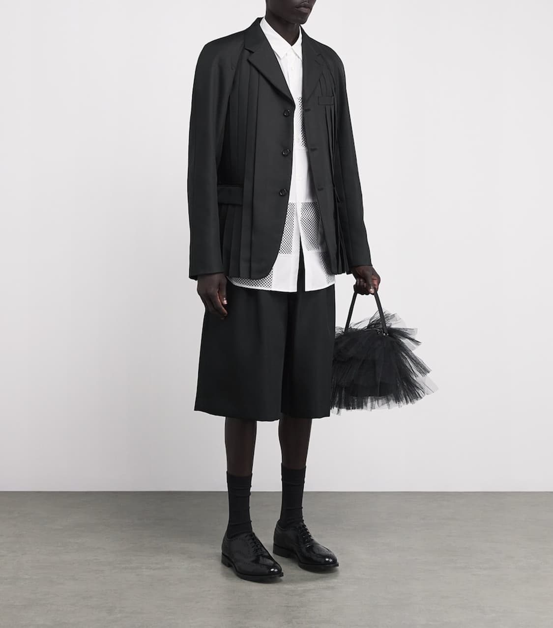 25ss 꼼데가르송 옴므플러스 플리츠 자켓 m 상품이미지3