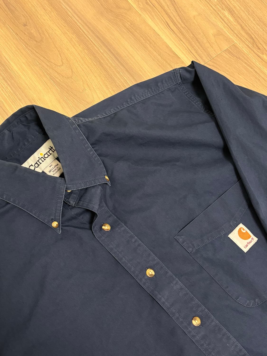 칼하트 셔츠 XL 네이비 상품이미지2