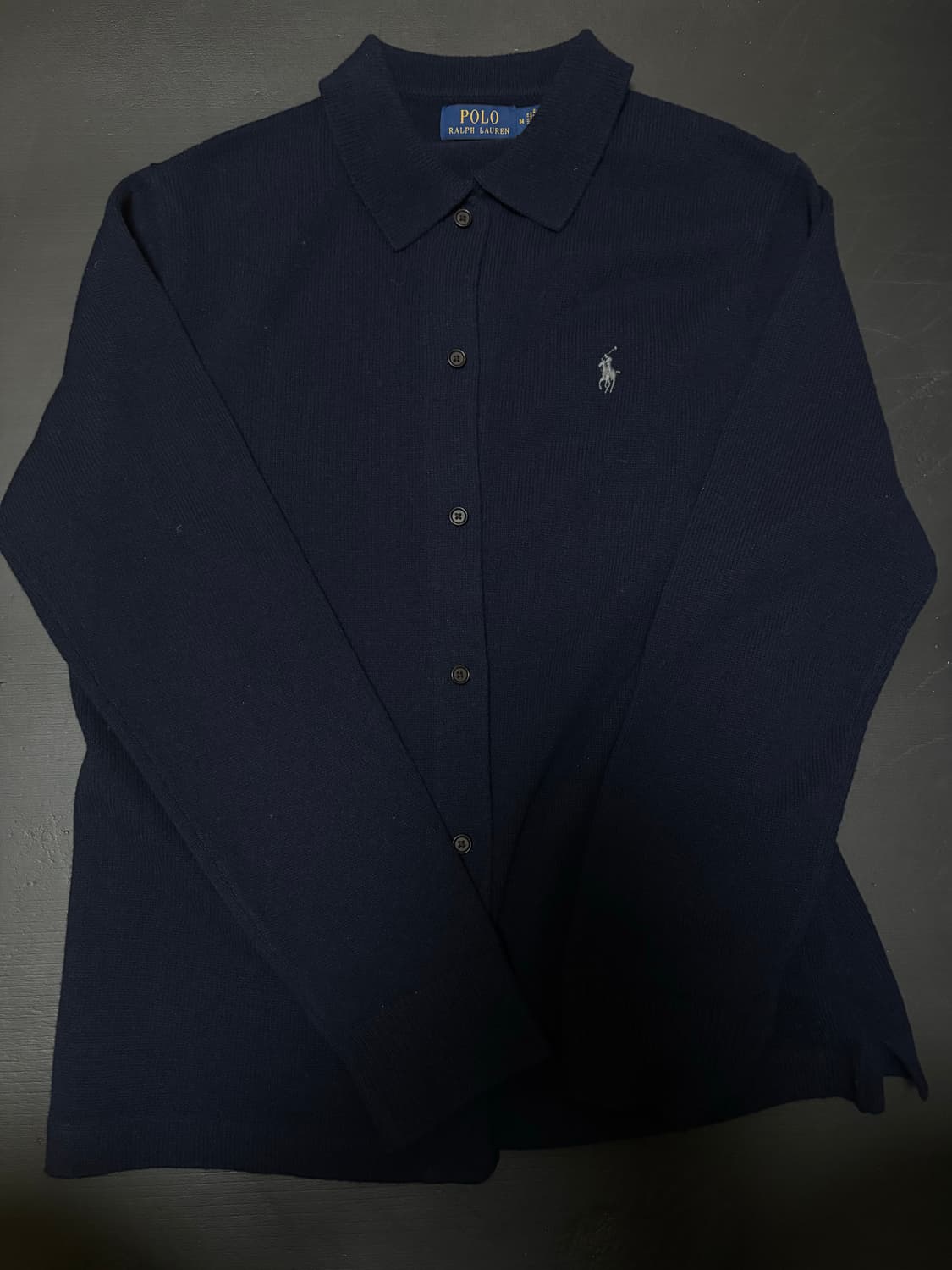 폴로 포니 자수 가디건 상품이미지1