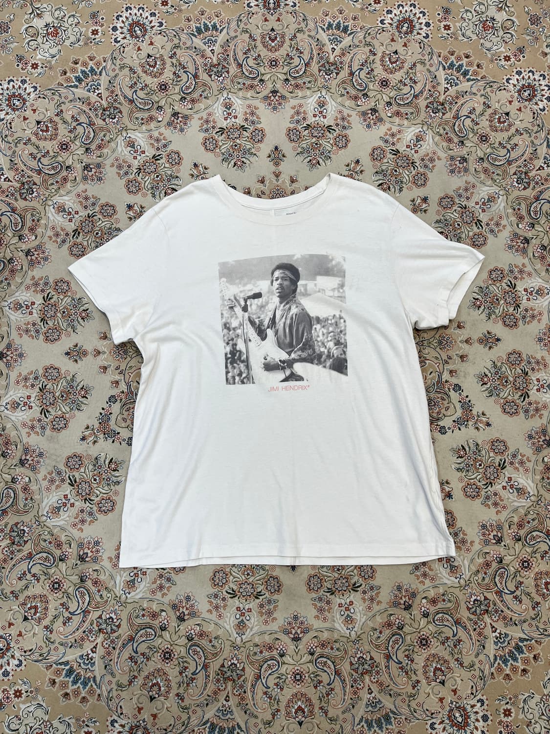 아베크롬비 지미 핸드릭스 프린팅 반팔 티셔츠 상품이미지1