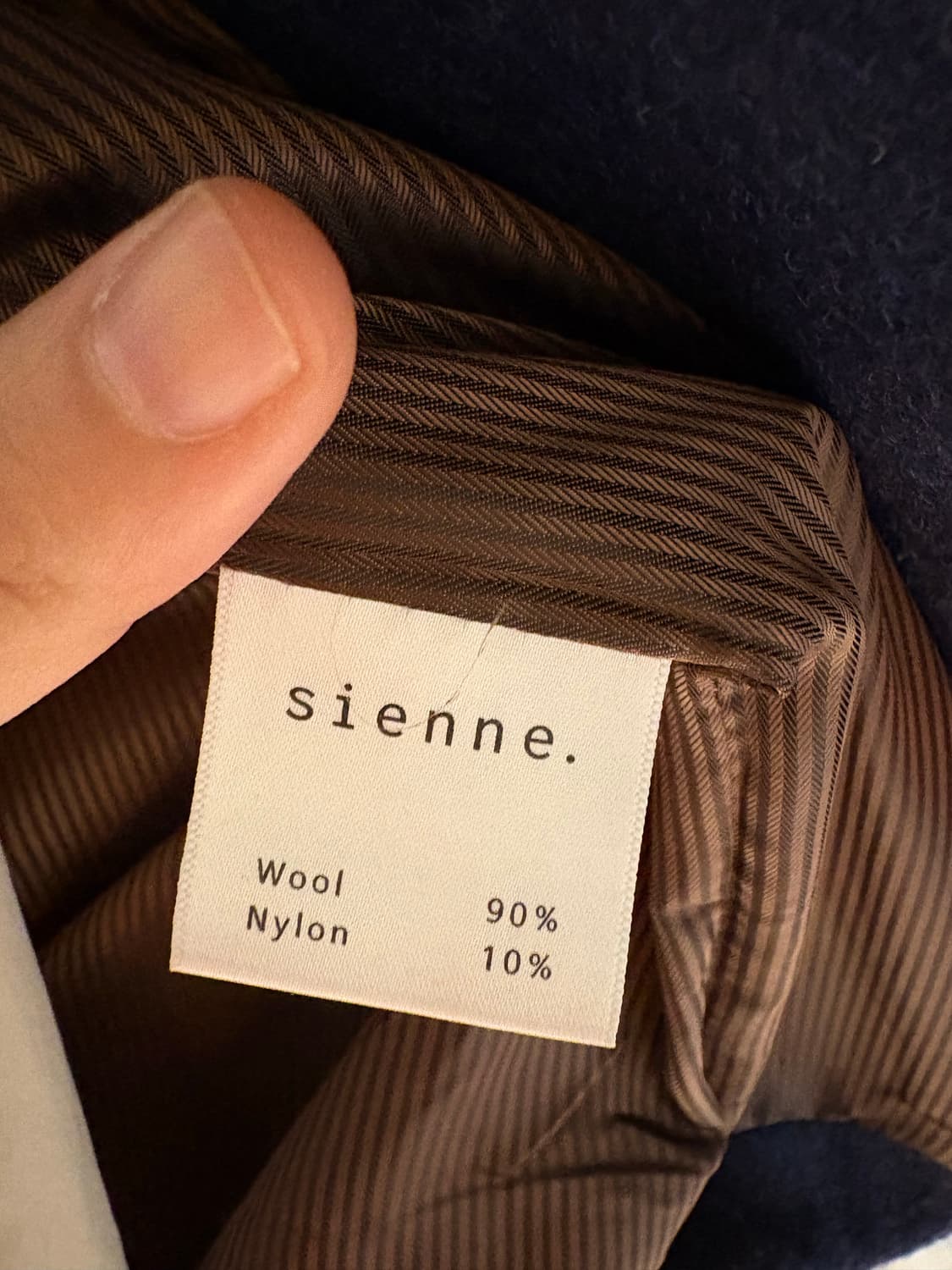 Sienne 네이비 울 자켓 상품이미지3