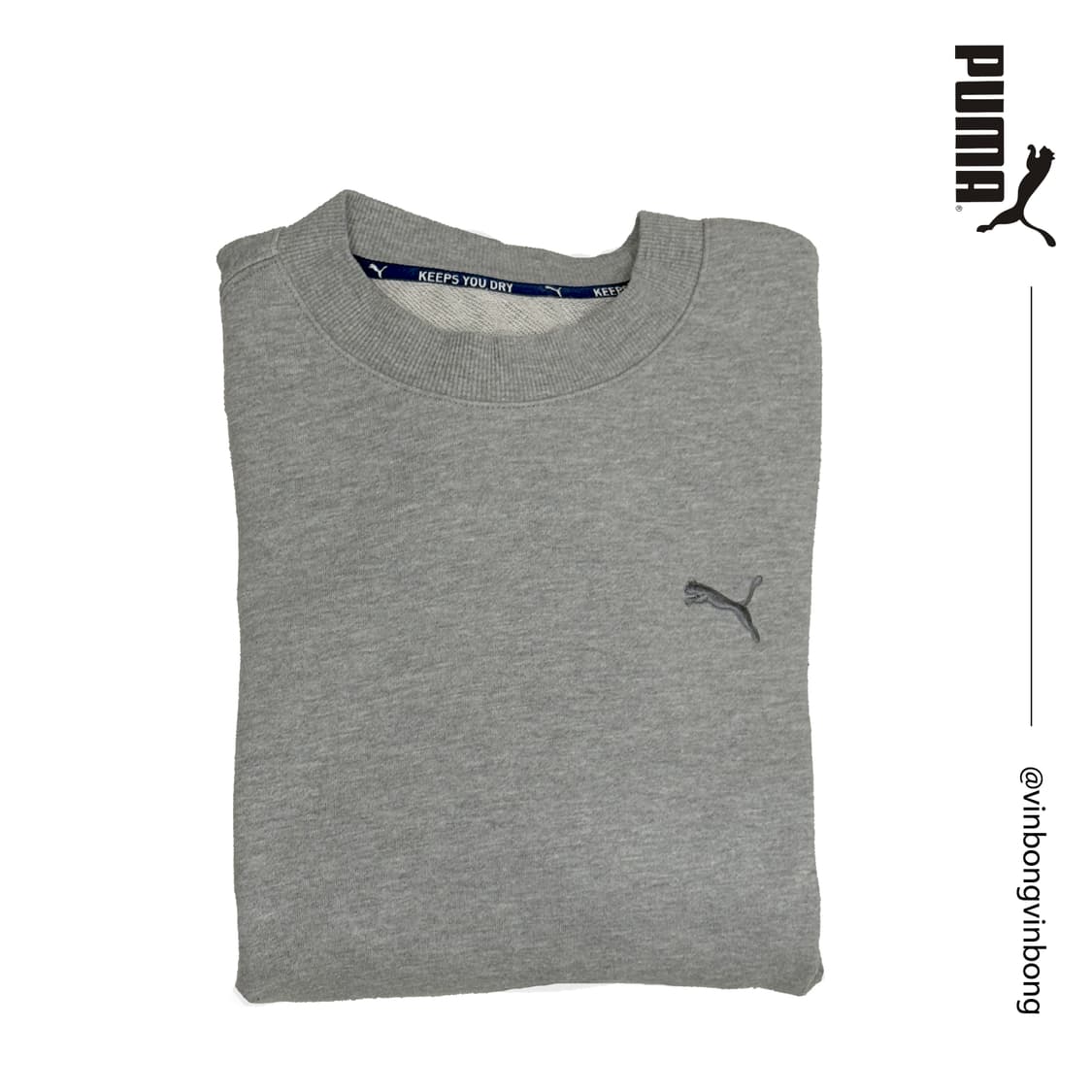 퓨마 라운드 맨투맨 (그레이) 상품이미지3