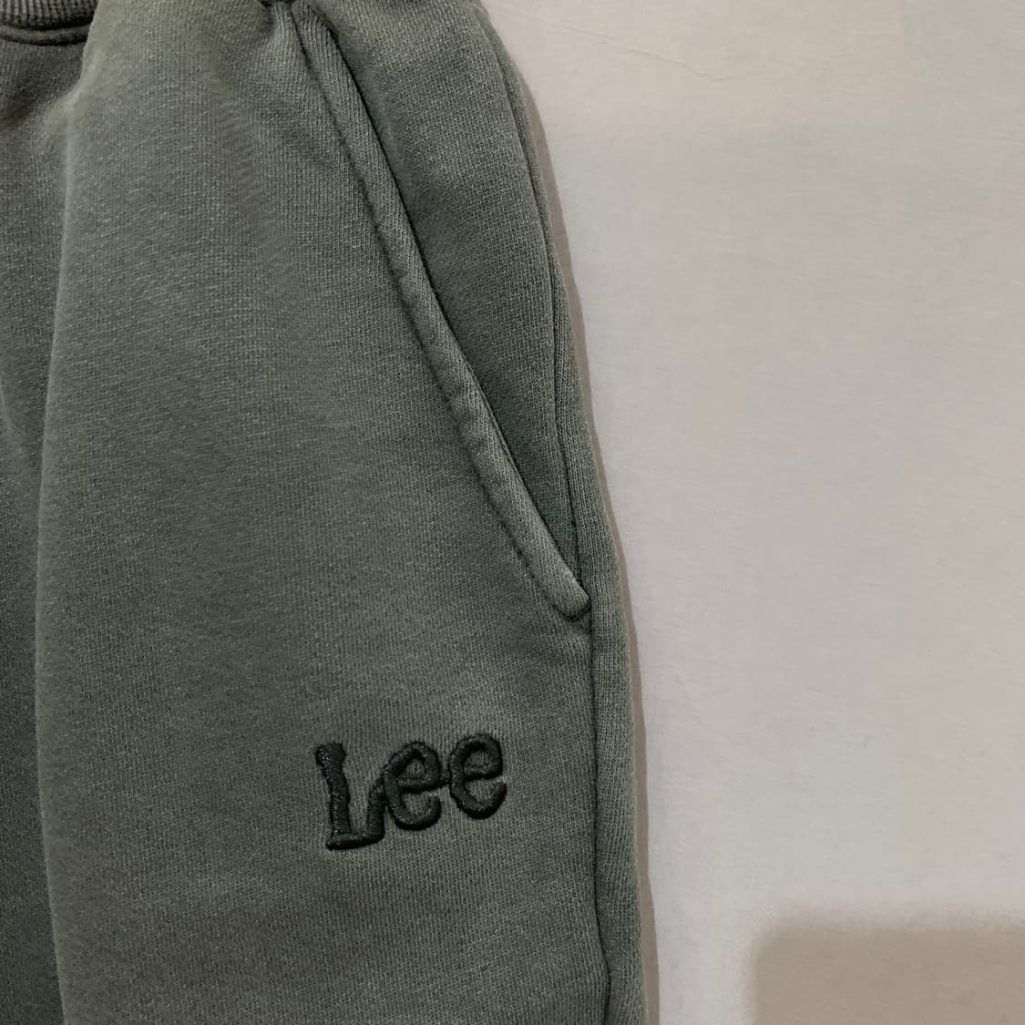 S LEE 리 트위치 로고 피그먼트 조거팬츠 상품이미지4