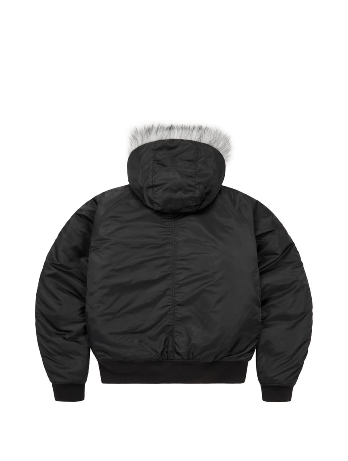aakam 아캄 Hooded Fur MA-1 Jacket (Black) 상품이미지2