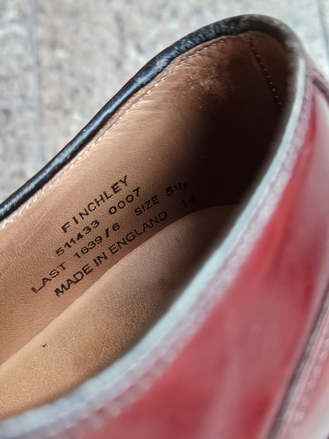 로크 Loake 남성 구두 더비 슈즈 UK5.5사이즈(245~250) 상품이미지3