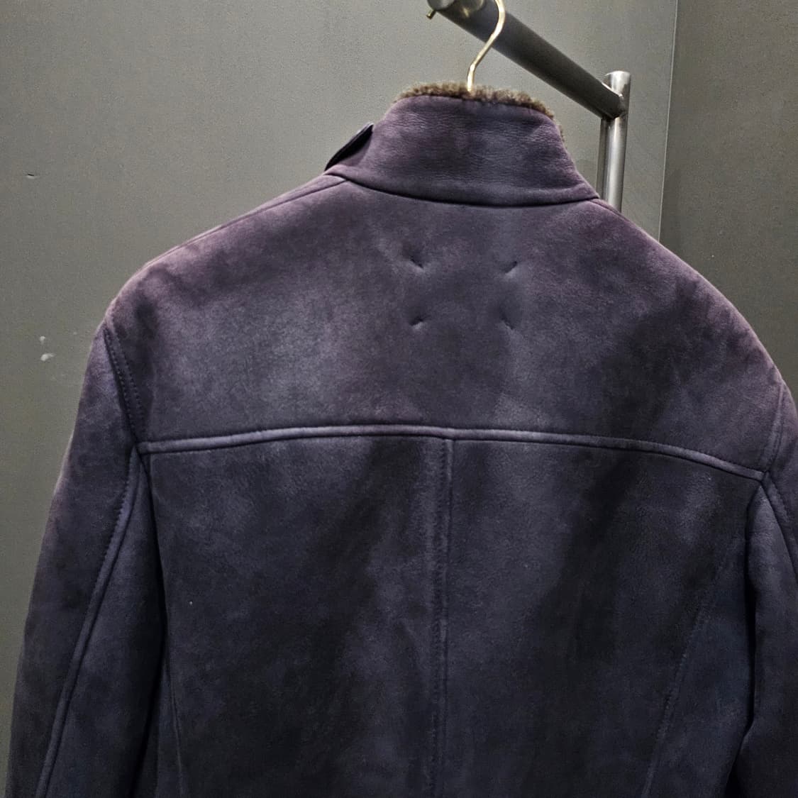 브루넬로 쿠치넬리 스웨이드 풀 시어링 무스탕 자켓 상품이미지4