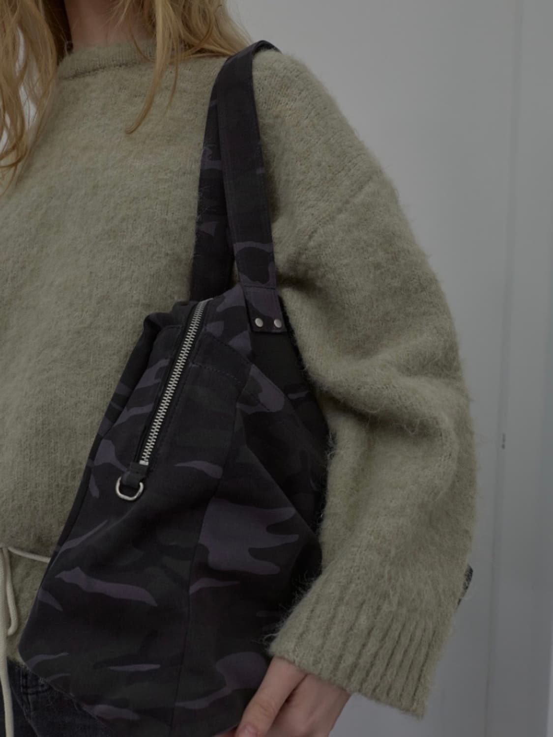 Lyered camo tote bag 상품이미지6