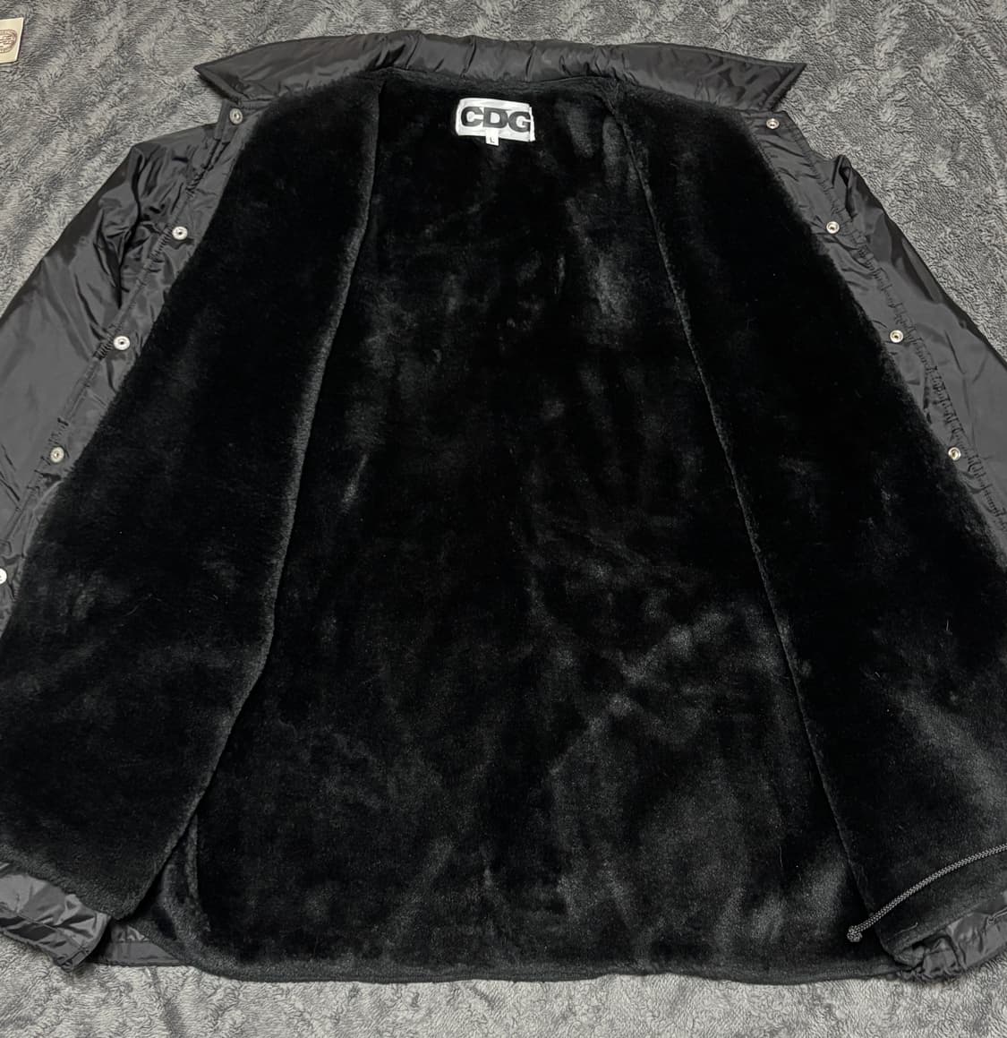 cdg 퍼 부착 코치자켓 상품이미지2