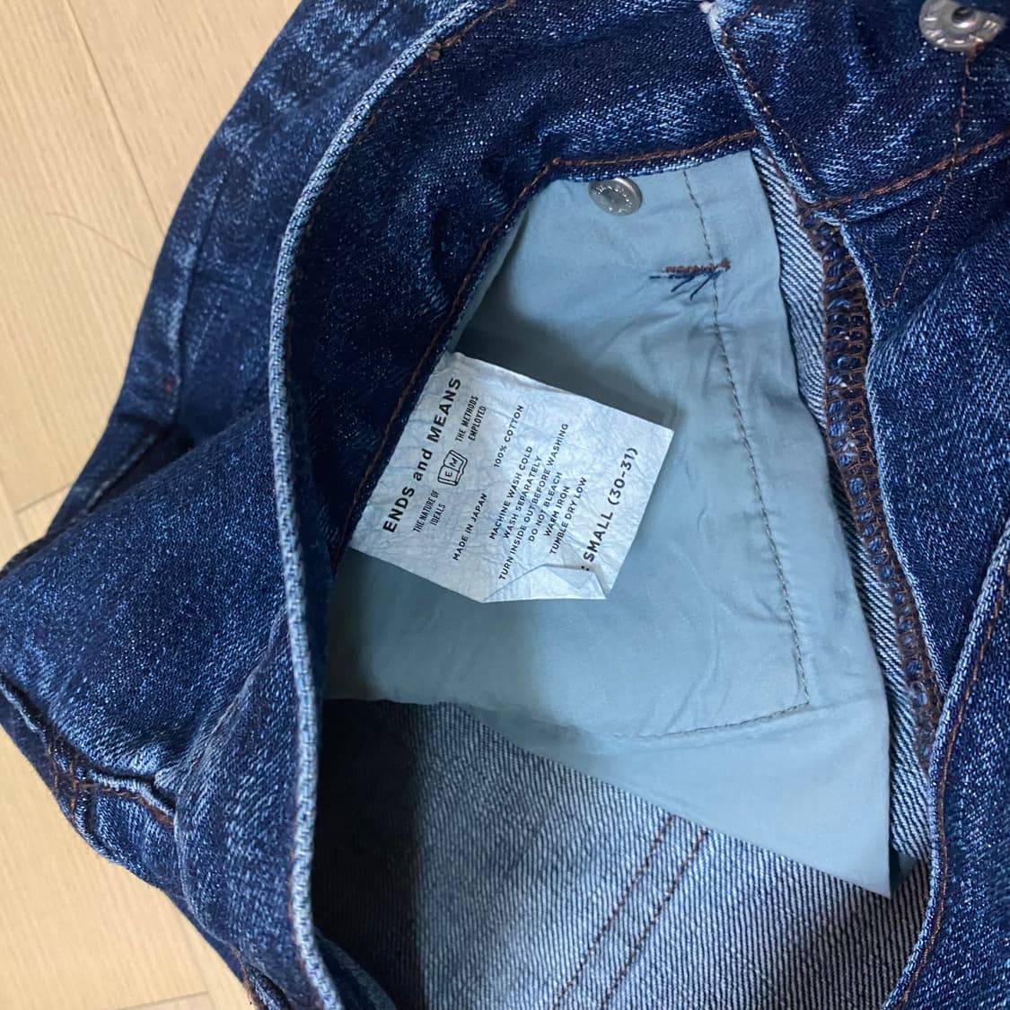 ends and means 데님 5p washed S 상품이미지5