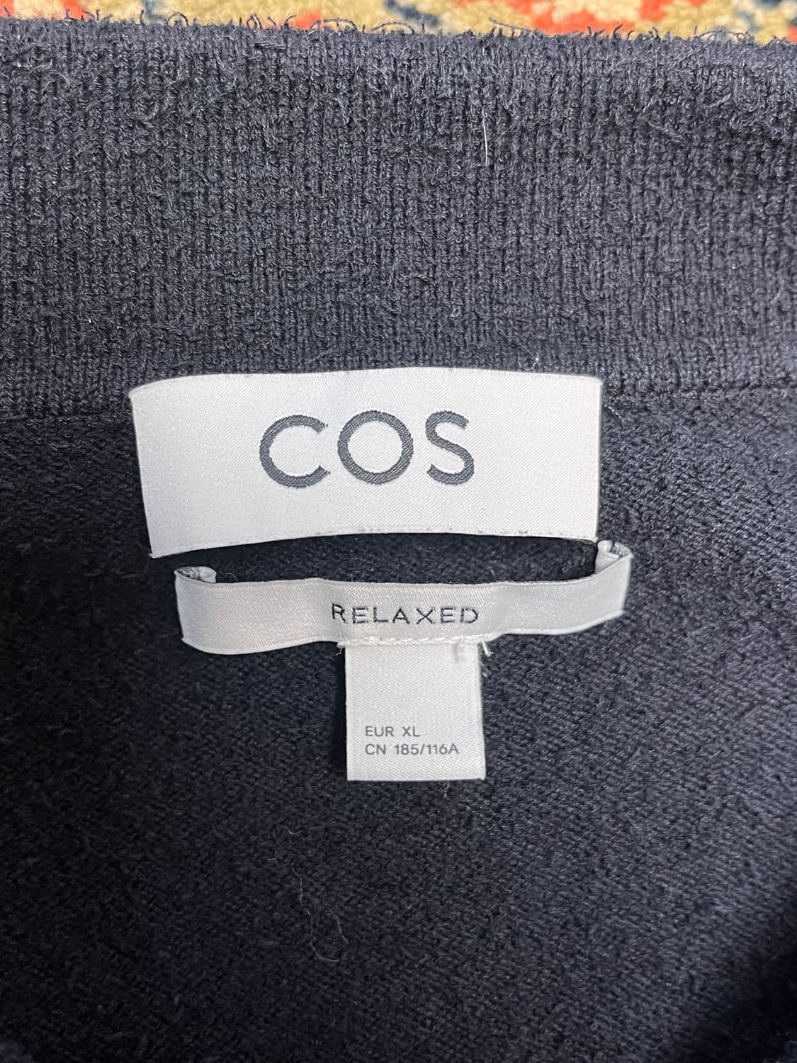 [XL] COS 코스 릴렉스드 블랙 가디건 상품이미지3