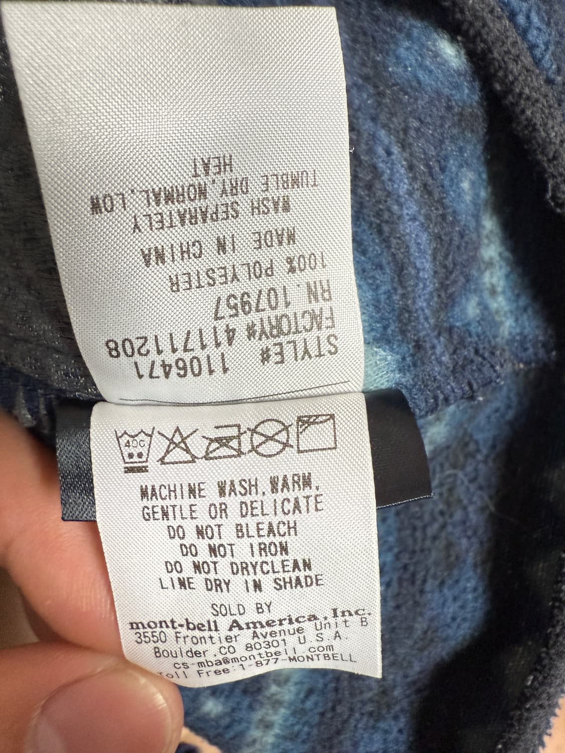 몽벨 페어아일 노르딕 패턴 플리스 자켓 상품이미지4