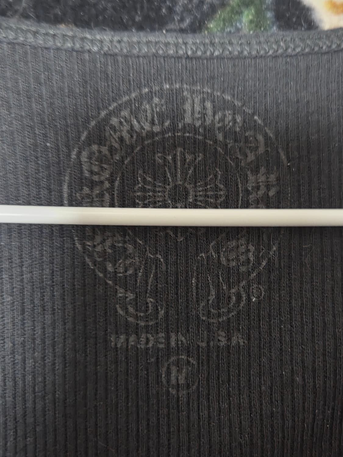 크롬하츠 헤어리 크로스 '립 탱크 블랙 상품이미지9