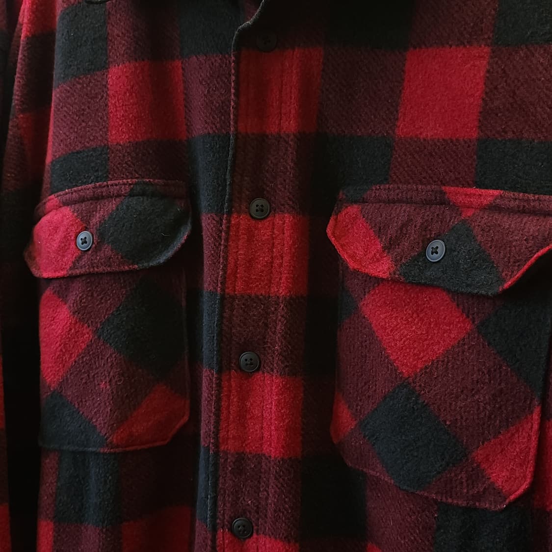 90s 랭글러 버팔로 플레드 워크셔츠 플리스 셔츠 xl 상품이미지6