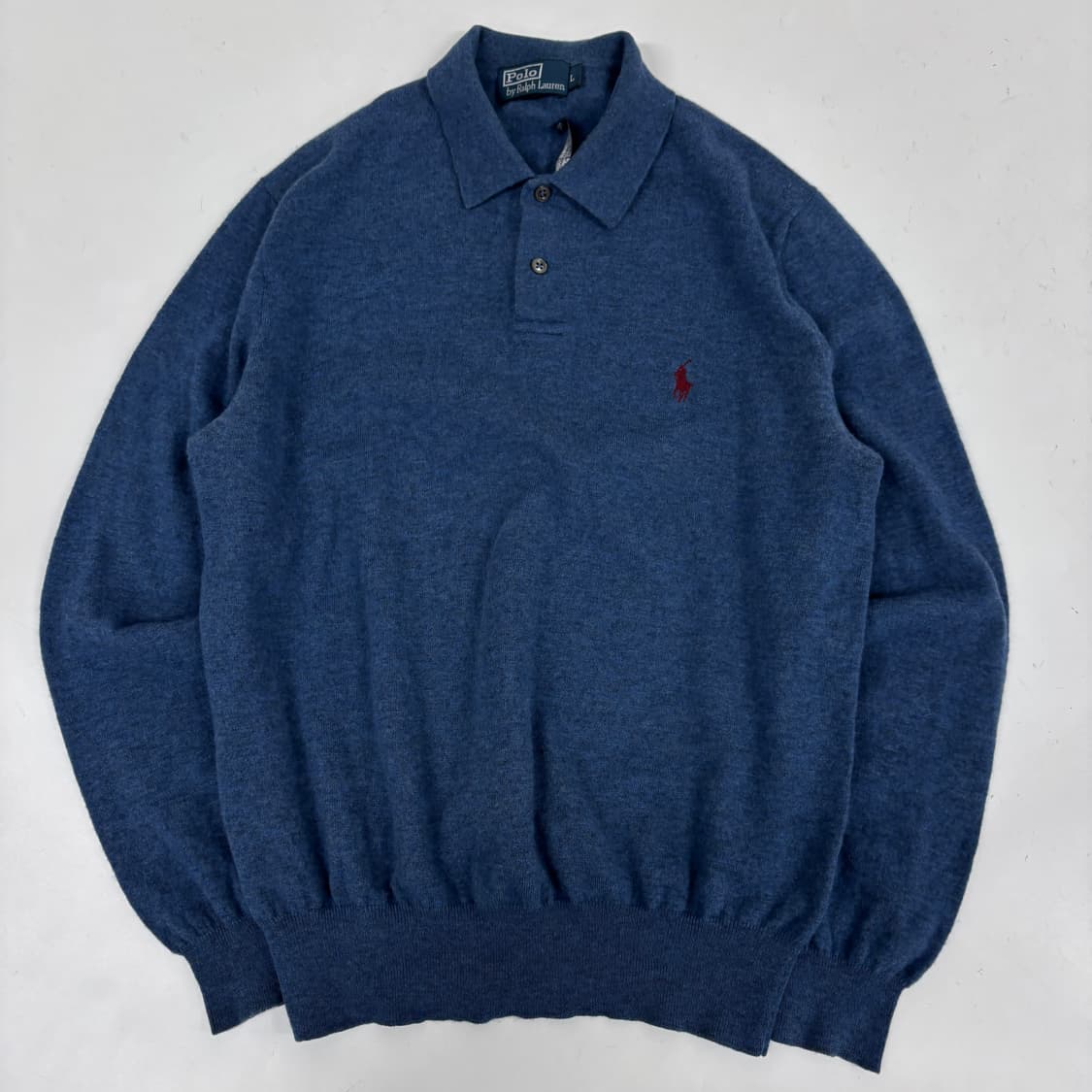 폴로 메리노울 카라넥 니트 상품이미지3