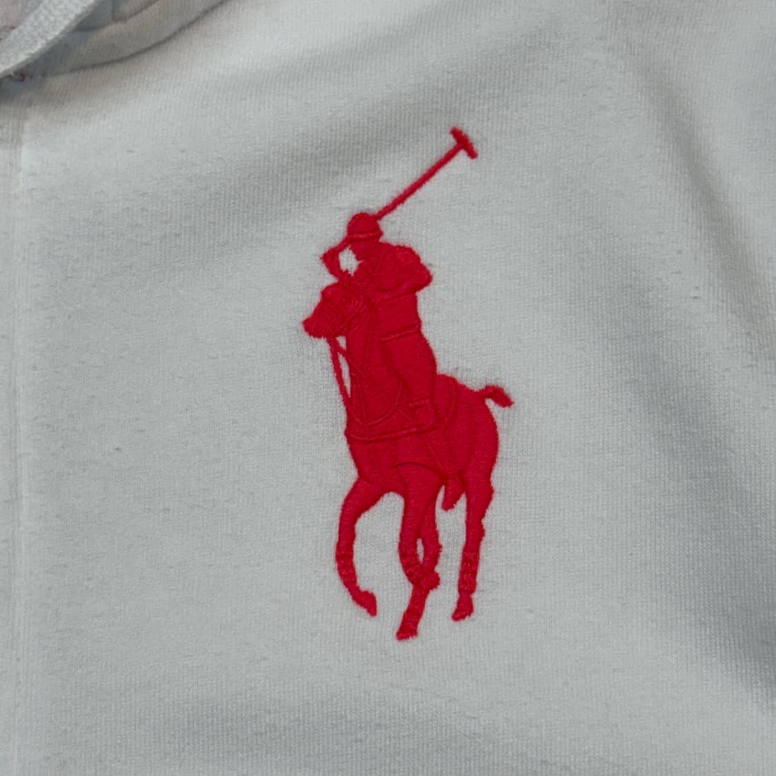 S) 폴로 랄프로렌 빅포니 화이트 후드집업 상품이미지4