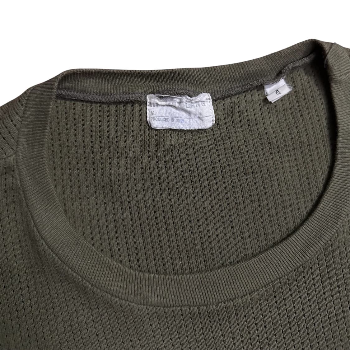 SS98 helmut lang painted military tee 상품이미지3