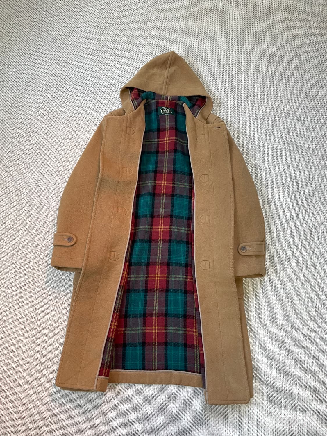 뉴요커 울 체크 토글 더플코트  J03453 상품이미지5