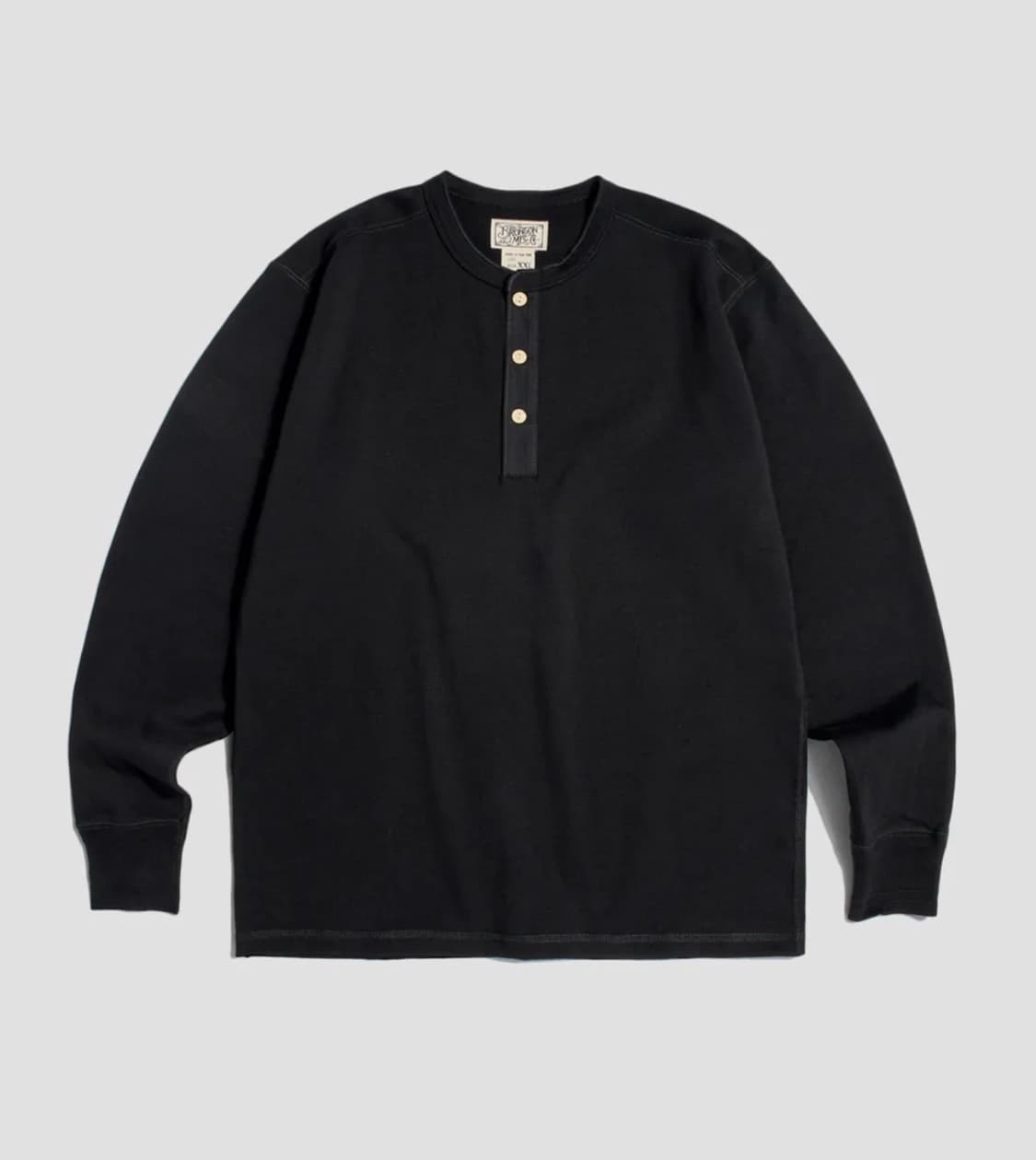 브론슨 헨리넥 긴팔티셔츠 XXL(네이비) 상품이미지1