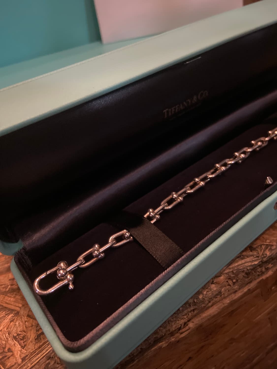 Tiffany&Co 티파니 하드웨어 스몰링크 팔찌(M)브레이슬릿 상품이미지1