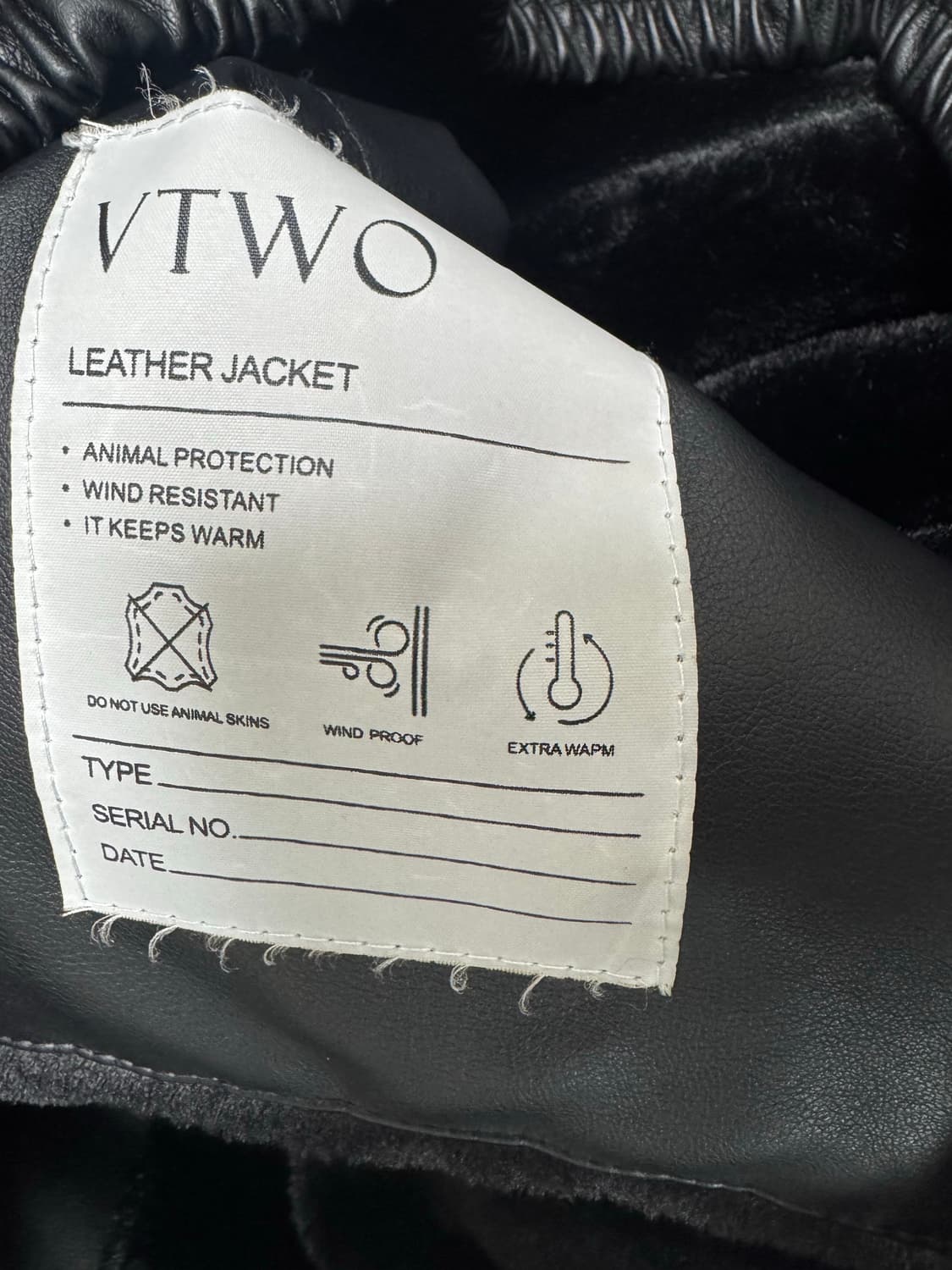 VTWO 가죽 무스탕 자켓 상품이미지3