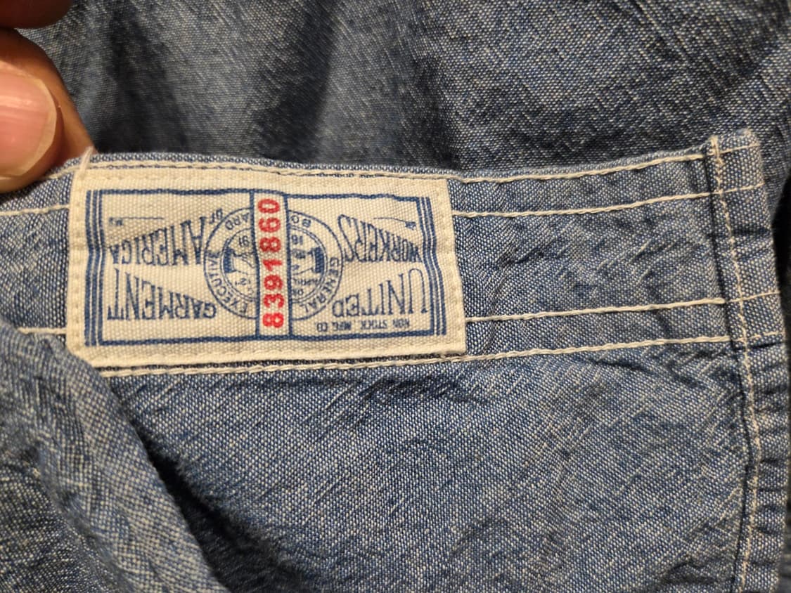 논 스톡 샴브레이셔츠  상품이미지6