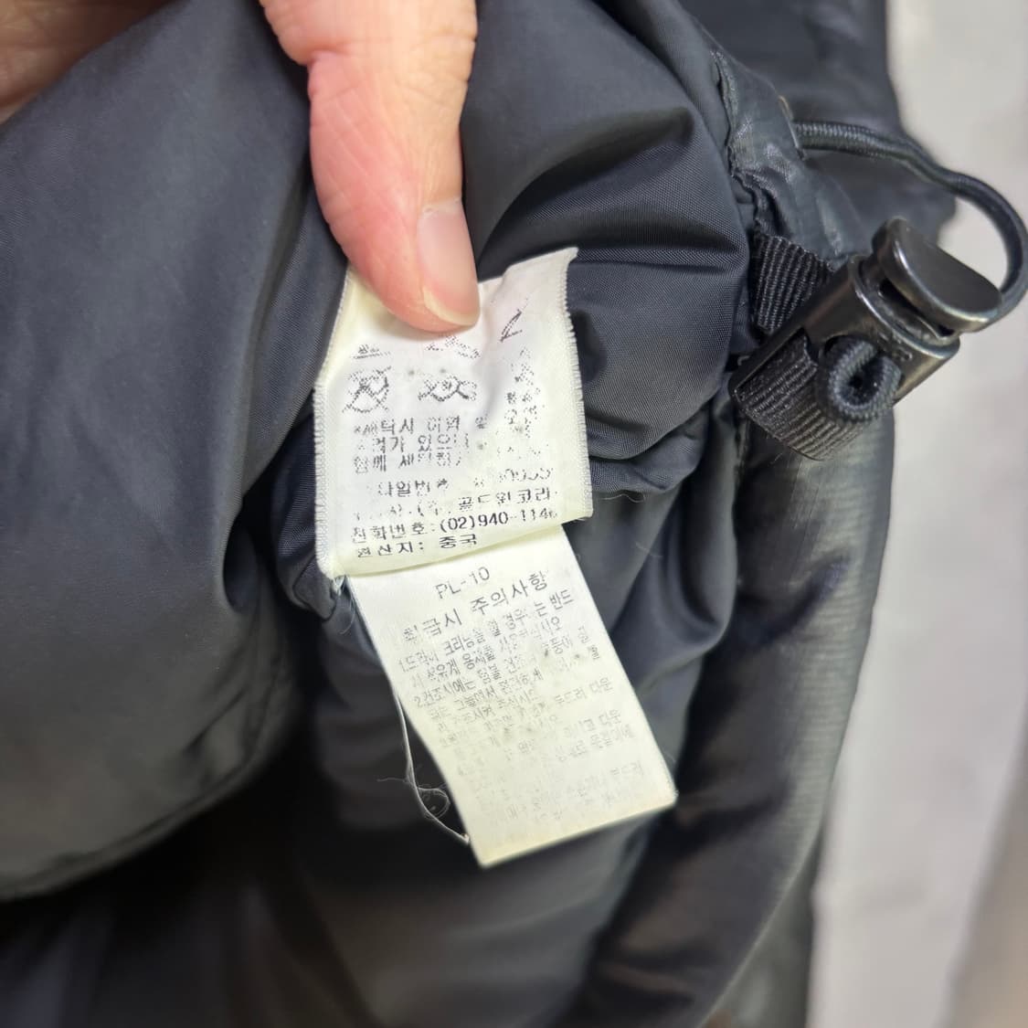 노스페이스 700 눕시 구스다운 패딩 블랙 상품이미지3