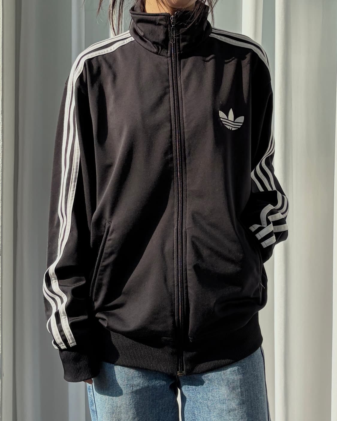 [L]아디다스 구형 파이어버드 블랙 트랙탑 져지 상품이미지1