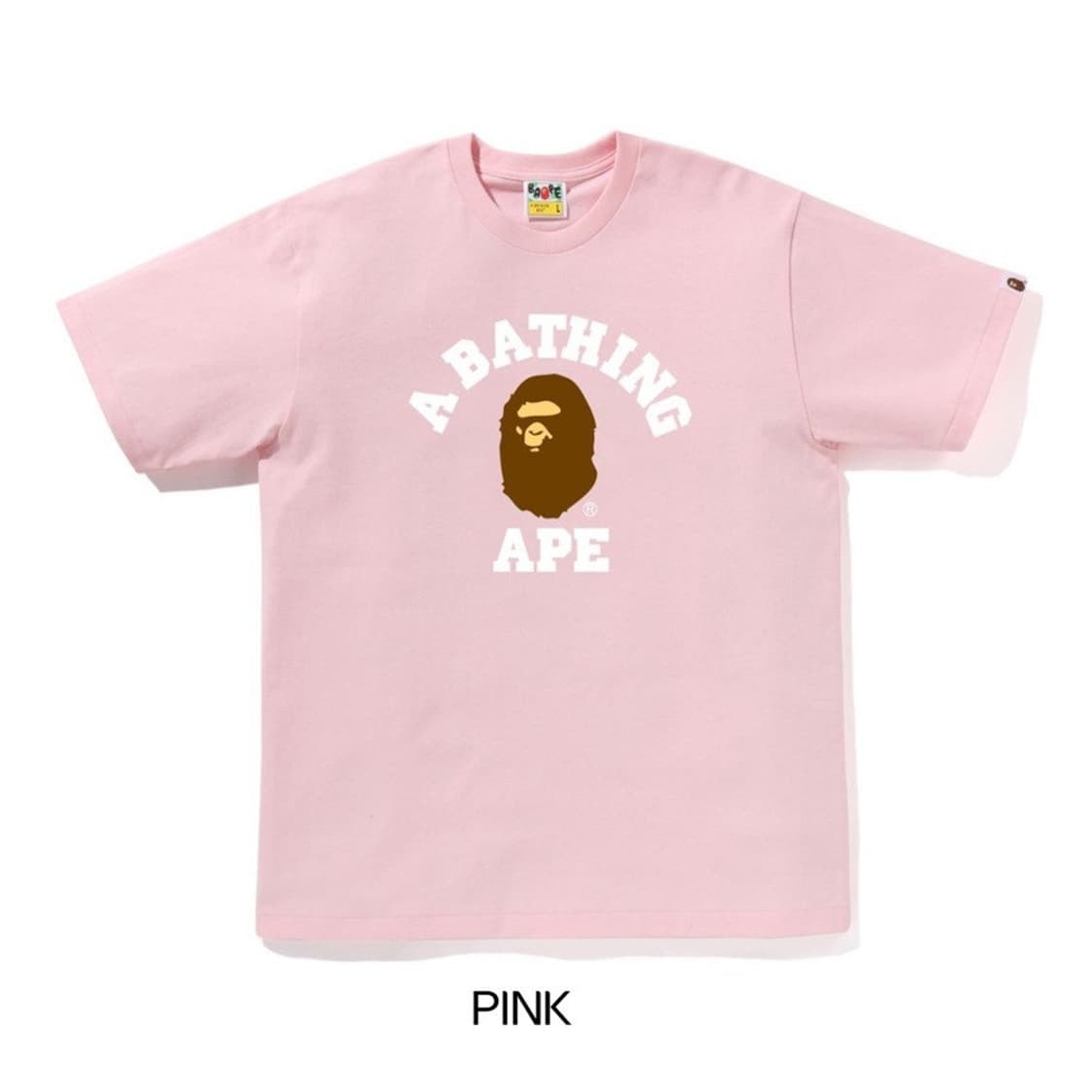 베이프 컬리지 티셔츠  상품이미지1