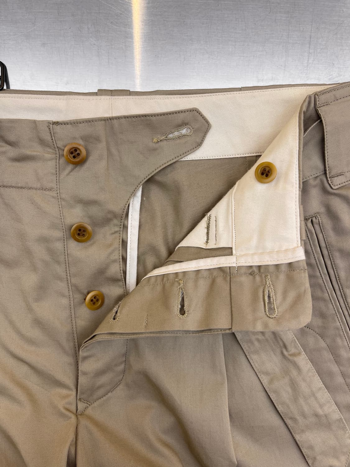 하버색 C/L 트윌 와이드 팬츠 상품이미지6