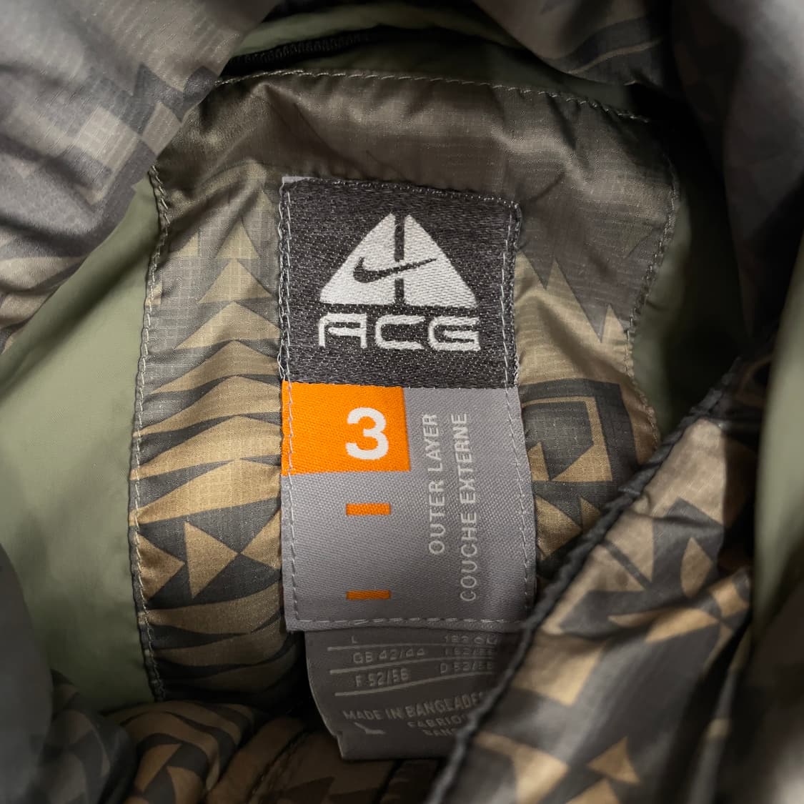 Nike ACG 에스닉 패턴 나일론 패디드자켓 상품이미지5